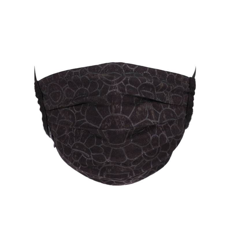 Takashi Murakami Flower Pattern Face Mask Black/Black SS20
