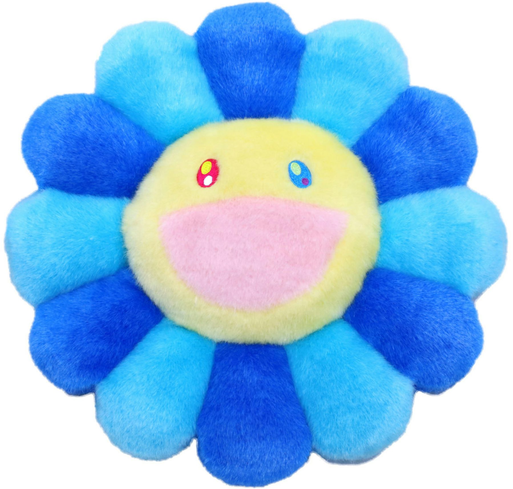 Takashi Murakami - Flower Cushion (Pink & Blue) - 30cm for Sale