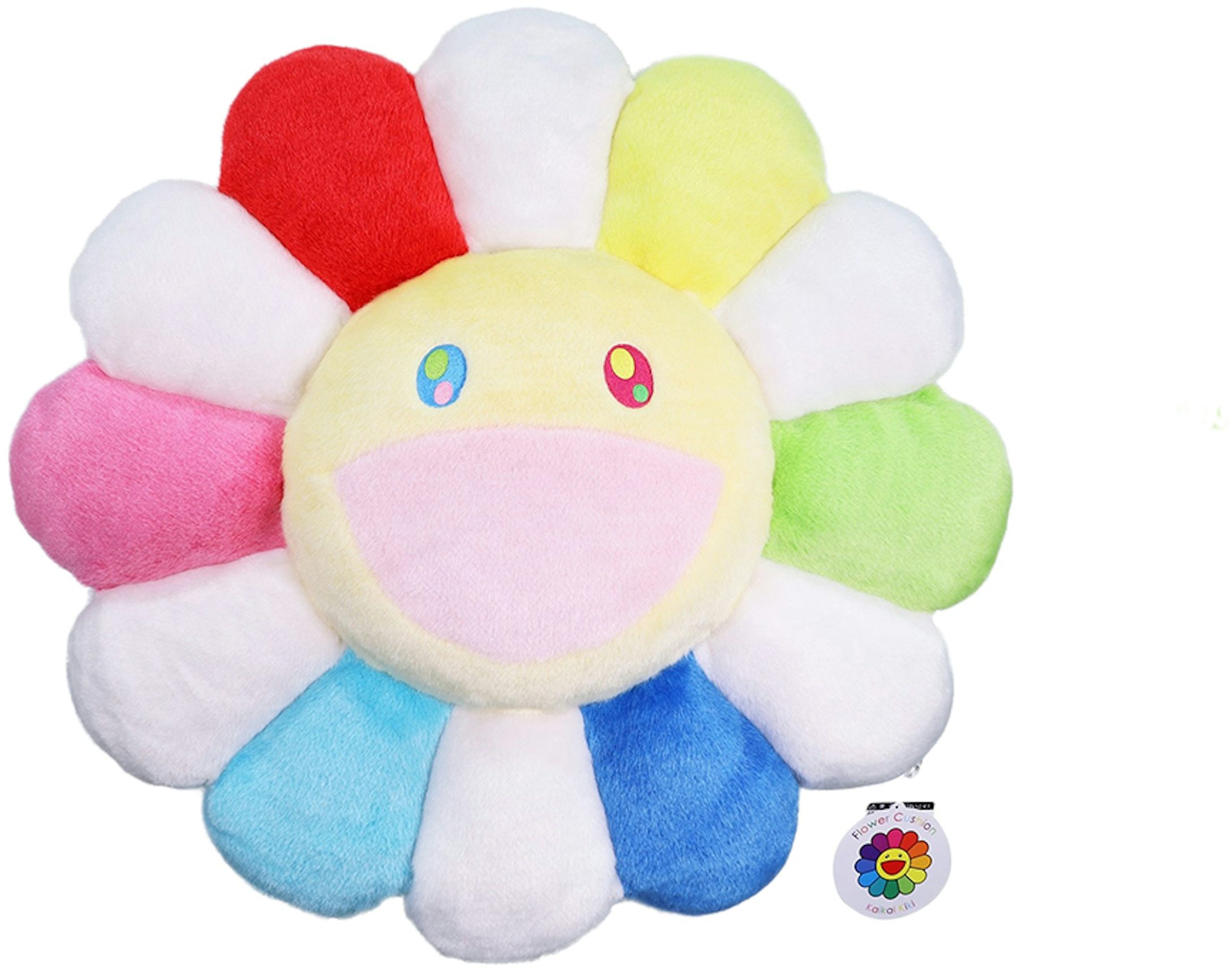 takashi murakami flower keychain or plush pillow / stuffed animal