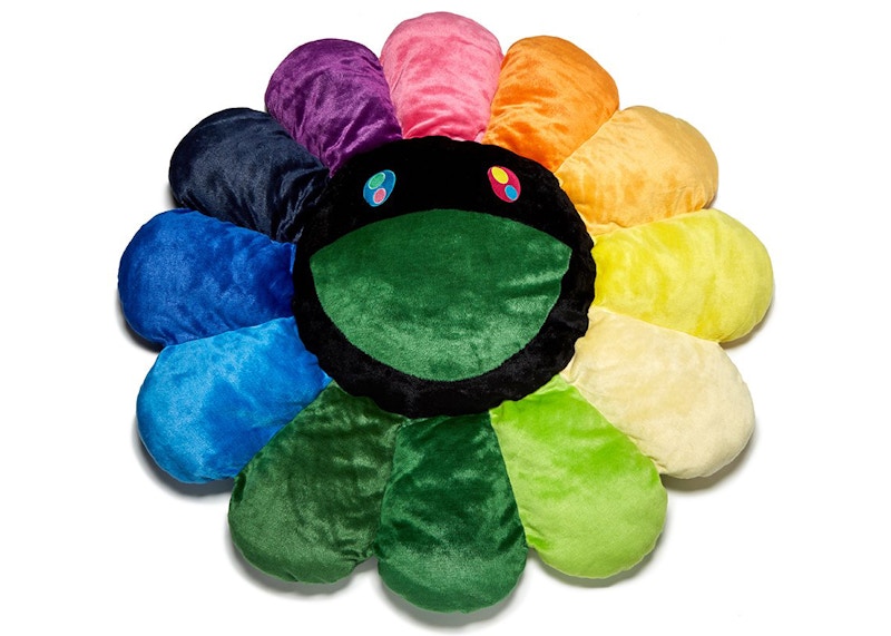 新品】カイカイキキ フラワークッション ブラック×ゴールド 1m