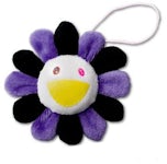 Takashi Murakami Flower Plush Pin Purple/Black