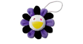 Takashi Murakami Flower Plush Pin Purple/Black