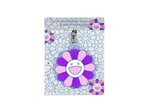 Takashi Murakami Flower Rubber Keyring Clear/Pink/Purple