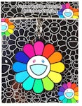 Takashi Murakami Flower Rubber Keyring Rainbow/ White