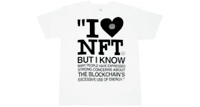 Takashi Murakami I Love NFT But I Know T-shirt White Black