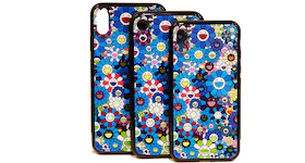 Takashi Murakami KaiKai Kiki Hard Flower XR iPhone Case Blue