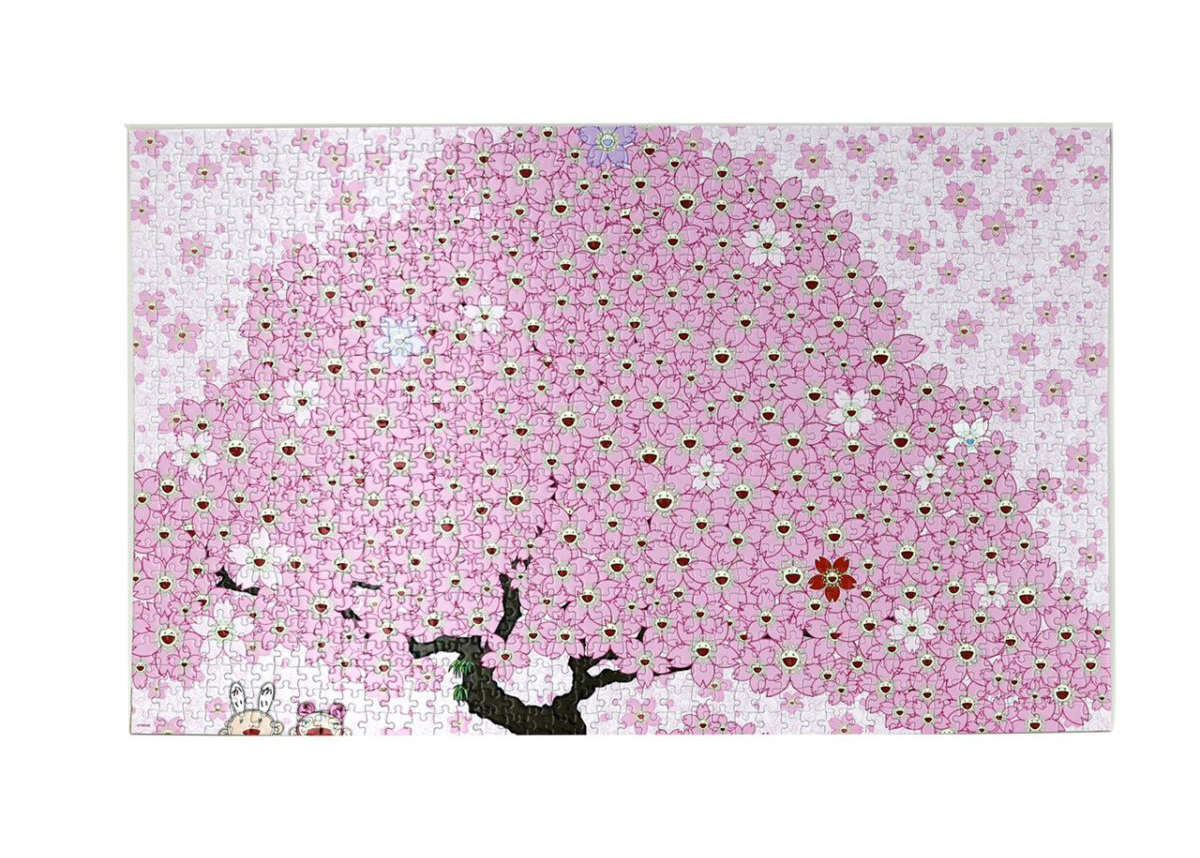 村上隆 桜とカイカイキキ ジグソーパズル (1,050ピース) - JP