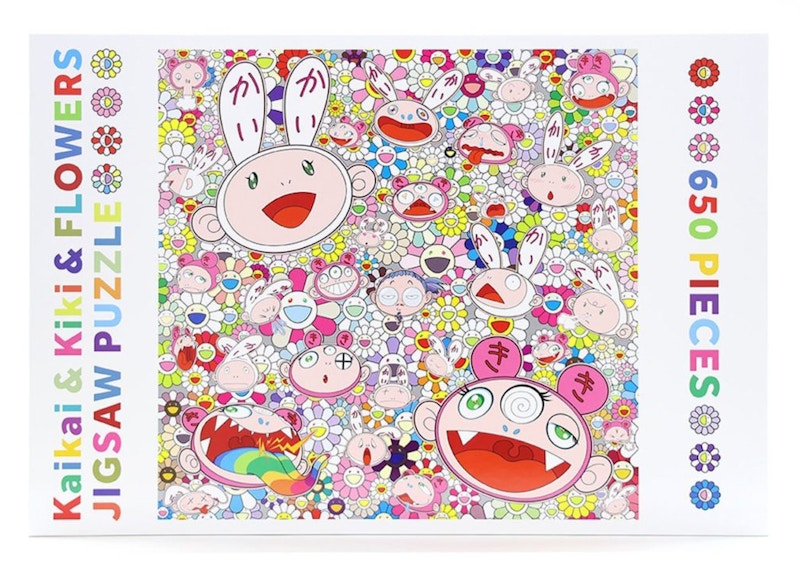 Takashi Murakami Kaikai u0026 Kiki u0026 FLOWERS Jigsaw Puzzle (650 Pieces) - SS21  - JP