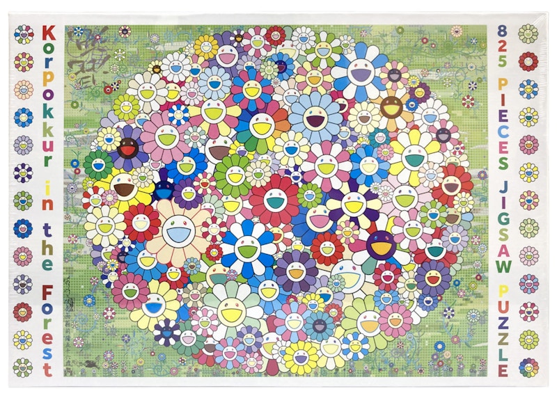 Takashi Murakami Korpokkur in the Forest Jigsaw Puzzle (825 Pieces