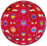Takashi Murakami Let's Give Our Heart Print (Signed, Edition of 300) Pink