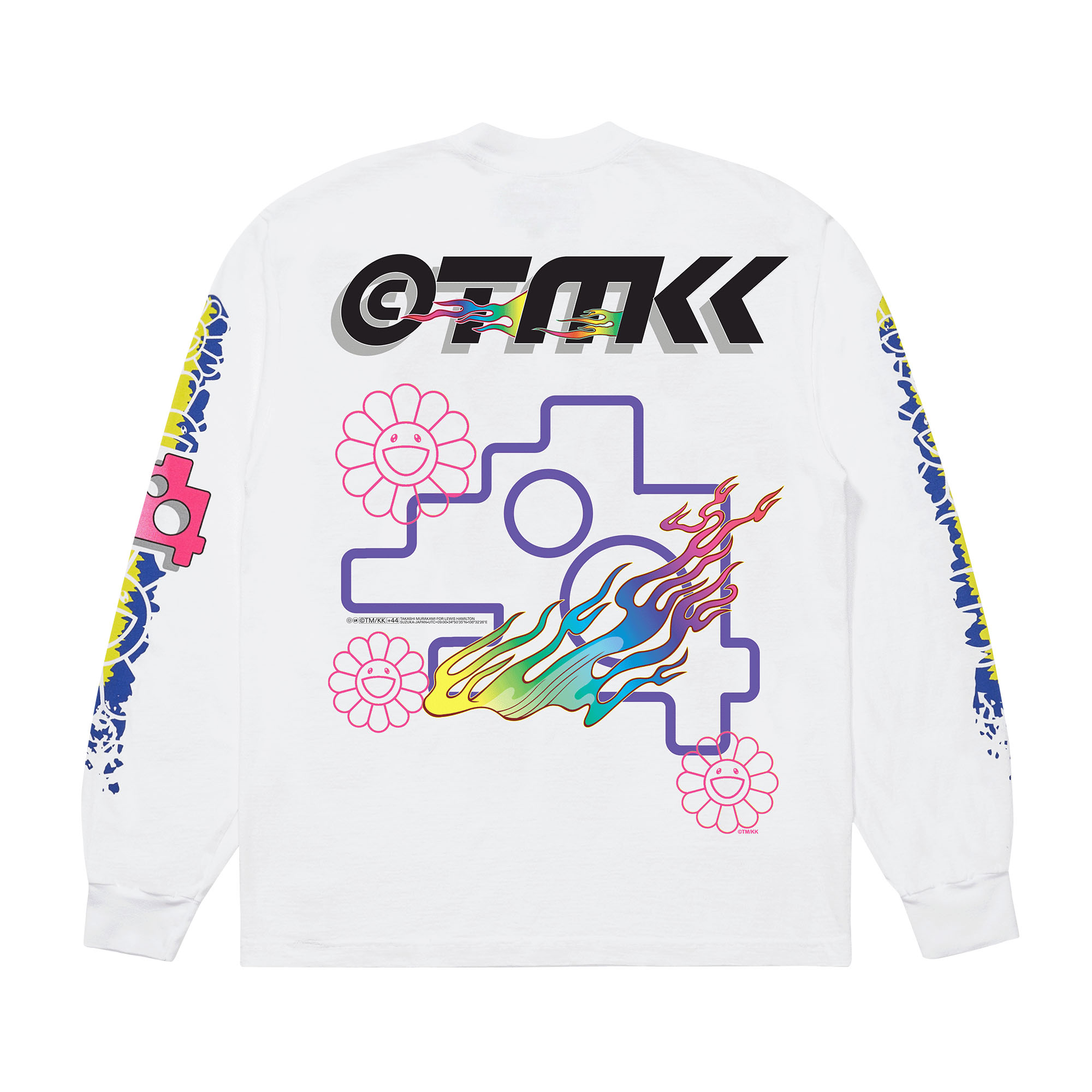 オープニングセール】 Lewis 村上隆 T-shirt Longsleeve Out Flame T