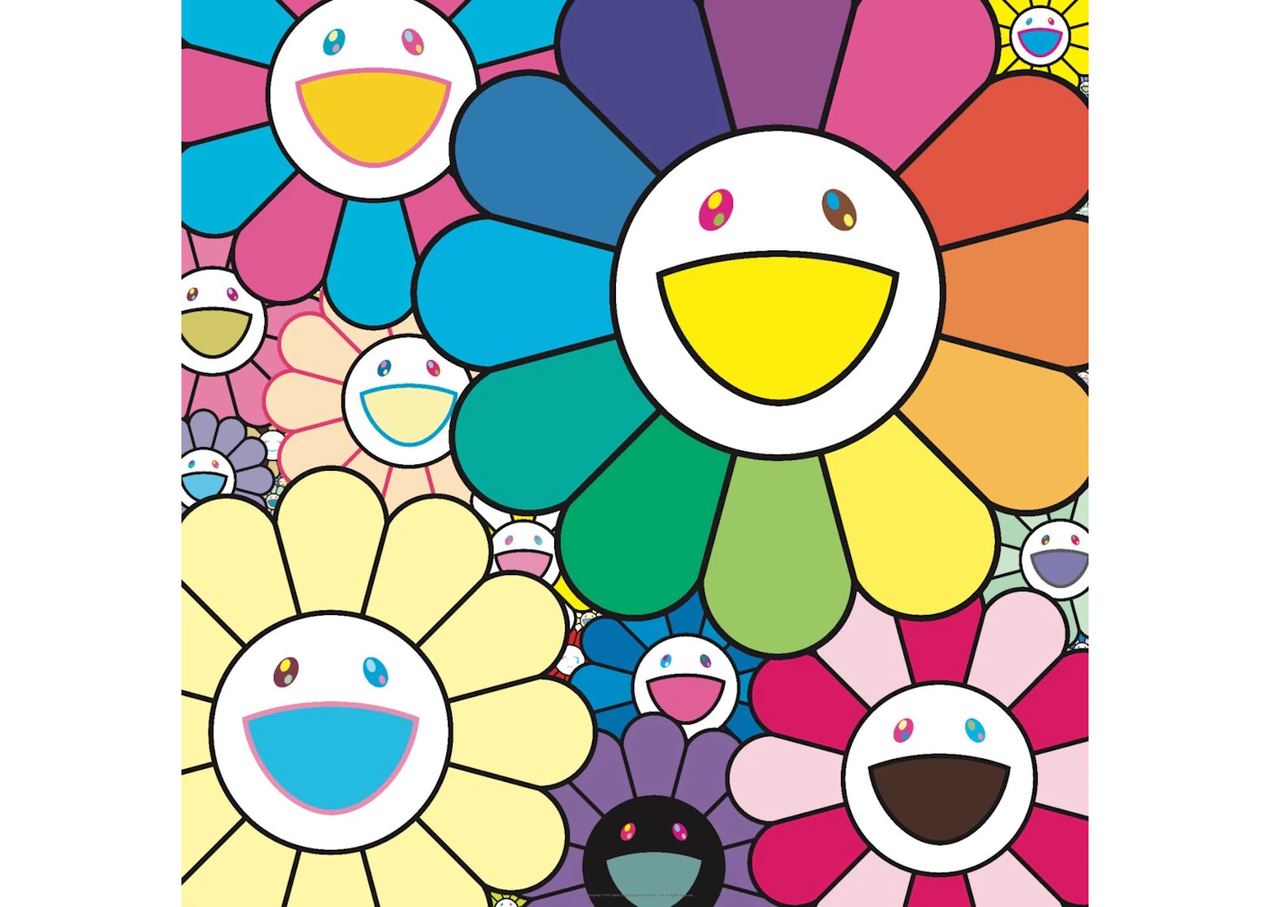 Takashi Murakami Lots of Flowers Art Print (Edition of 300) US