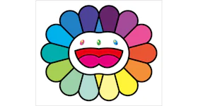 Takashi Murakami Multicolor Double Face: White Print (Signed, Edition of 100)
