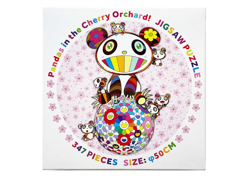 Takashi Murakami Pandas in the Cherry Orchard! Jigsaw Puzzle (347 Pieces)  Multi