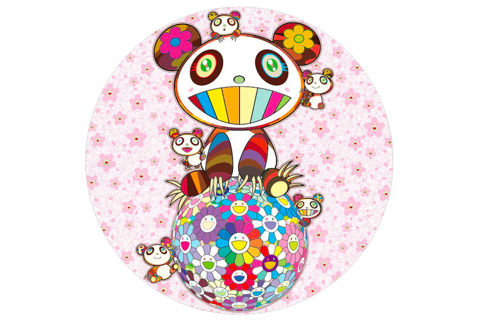 Takashi Murakami Sakura (Cherry Blossom) and Panda Print (Signed, Edition of 300)