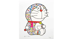 Takashi Murakami Sitting Doraemon Anywhere Door Print (Signed, Edition of 300)
