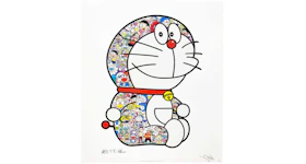 Takashi Murakami Sitting Doraemon Ehehe Print (Signed, Edition of 300)
