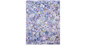 Takashi Murakami Skulls & Flowers Blue Signal Jigsaw Puzzle (875 Pieces)
