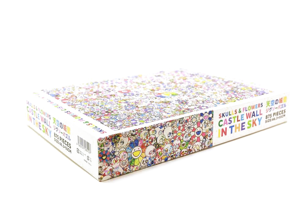Takashi Murakami Skulls & Flowers Castle Wall In The Sky (875 Pieces)  Jigsaw Puzzle Multi