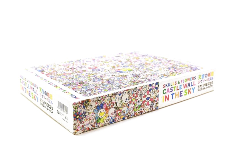 Takashi Murakami Skulls & Flowers Castle Wall In The Sky (875