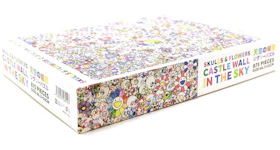 Takashi Murakami Skulls & Flowers Castle Wall In The Sky (875 Pieces) Jigsaw Puzzle Multi