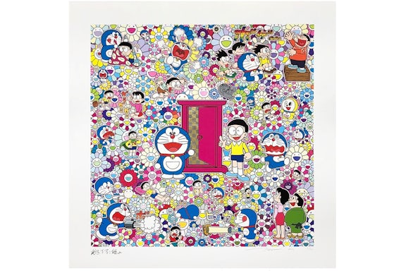 Takashi Murakami There are various kinds of life from Dokodemo Door Kore Print (Signed, Edition of 100)