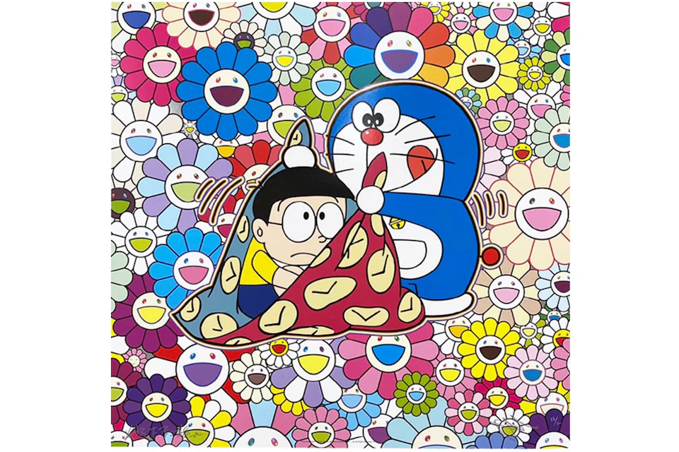 Takashi Murakami Time Furoshiki Print (Signed, Edition of 300)