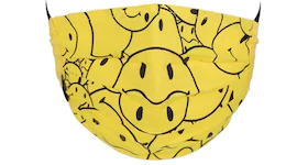 Takashi Murakami Tonari no Smiley-kun Face Mask Lemon Yellow/Black
