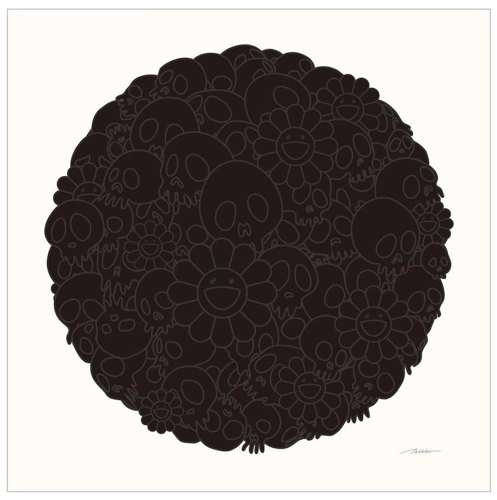 Takashi Murakami Skull & Flower Tote Black - Novelship