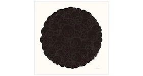 Takashi Murakami for BLM Black Skulls Round Print (Signed, Edition of 300)