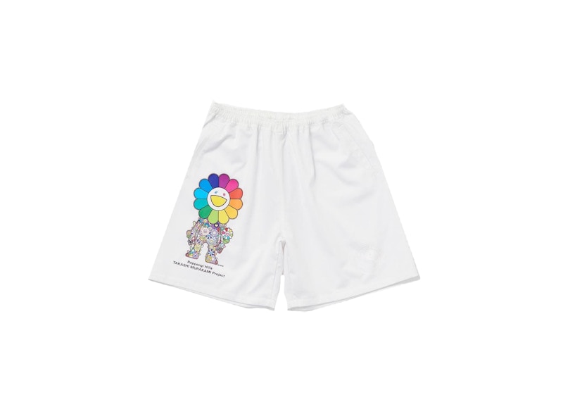 Takashi Murakami x BEAMS T & C Surf Swim Shorts White Men's - SS21