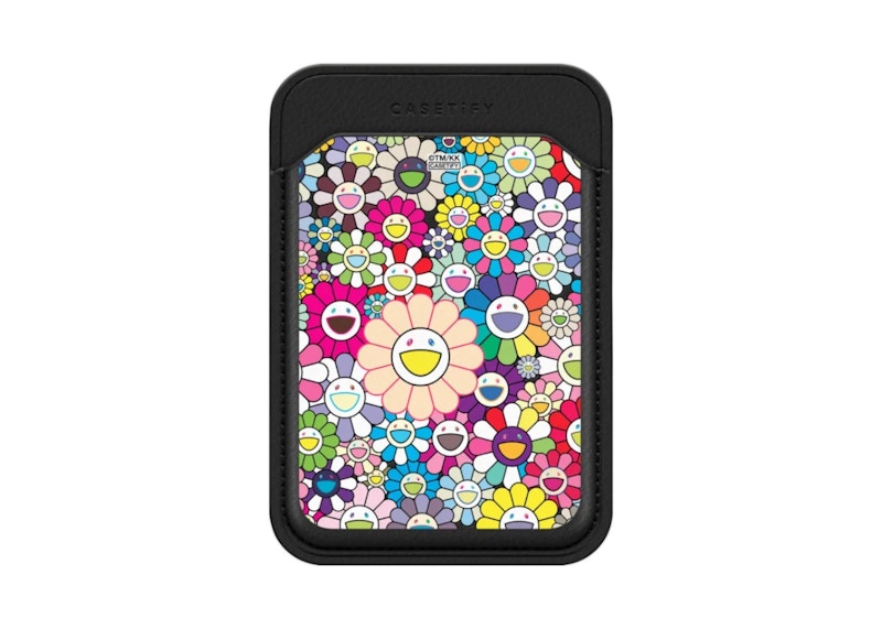 Takashi Murakami x CASETiFY: Flowers Bloom (Rainbow) Snappy Wallet