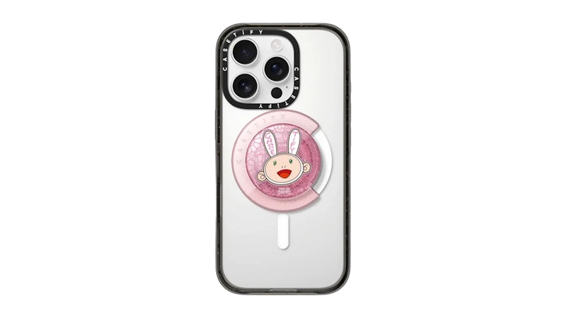 Takashi Murakami x CASETiFY Kaikai Snappy Grip Holder Pink - US