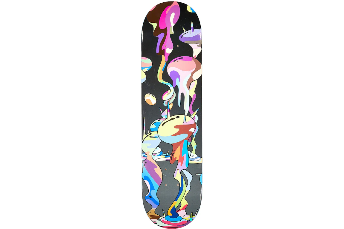 Takashi Murakami x ComplexCon Polluted Skateboard Deck Multicolor
