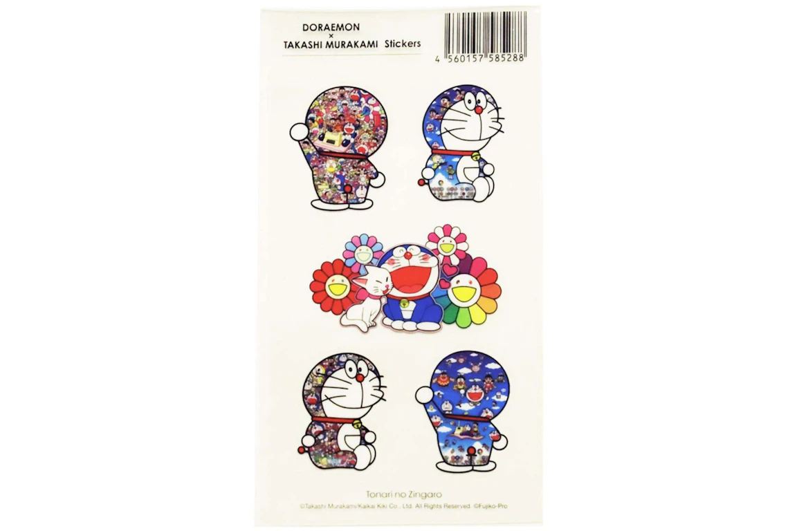 Takashi Murakami x Doraemom B Clear Sticker
