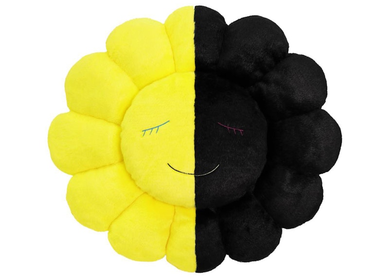 Takashi Murakami x HIKARU Collaboration Flower Plush 60CM Black