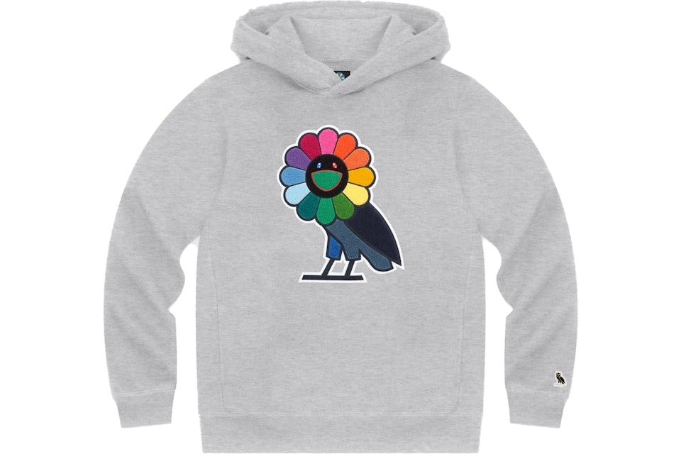 Takashi Murakami x OVO Hoodie Heather Grey