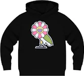 Takashi Murakami x OVO Surplus Flower Owl Hoodie Military Green 