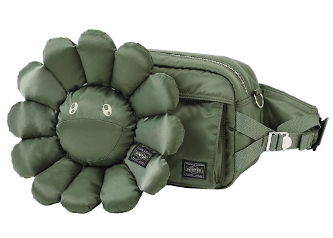 Takashi Murakami x PORTER Waist Bag Sage Green - SS19 - US Takashi Murakami x PORTER Waist Bag Sage Green - SS19 - US