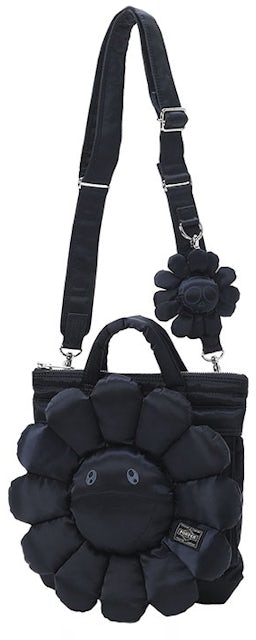  Porter Takashi Murakami Collaboration Tanker HELMET Bag S  Flower Nylon 2-Way Helmet Bag Navy Storage Bag Included : Clothing, Shoes &  Jewelry