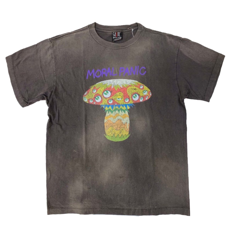 Takashi Murakami x SAINT M×××××× Mush Tee Vintage Black