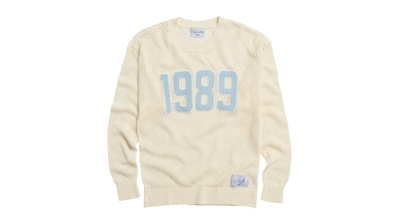 Taylor Swift 1989 Taylor's Version Open Knit Sweater Cream - SS25 - US