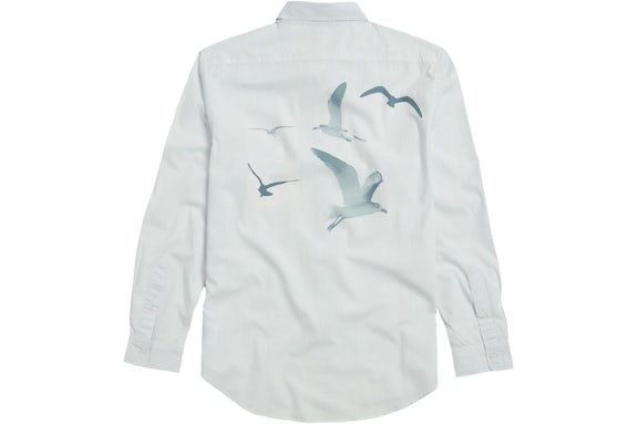 Taylor Swift 1989 Taylor’s Version Seagull Blue Stripe Poplin Shirt Blue Stripe