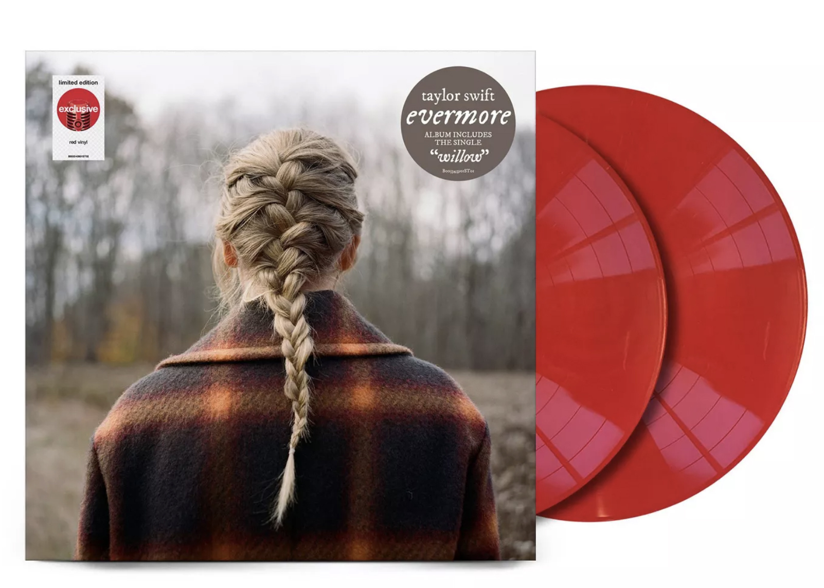 Taylor Swift Evermore Target Exclusive 2XLP Vinyl Red - JP
