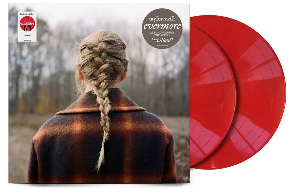 Taylor Swift Evermore Target Exclusive 2XLP Vinyl Red