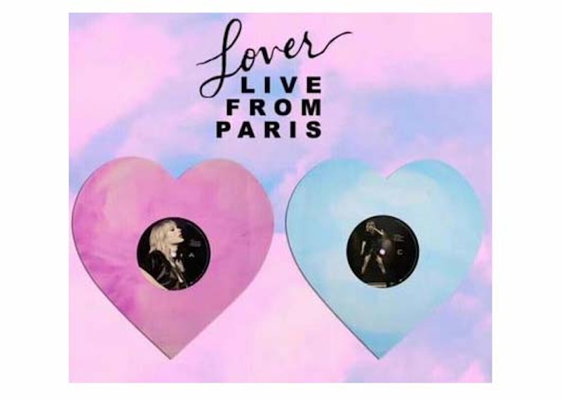 テイラー・スウィフト『Lover』(パリライブ版) ハート型 2× LP 