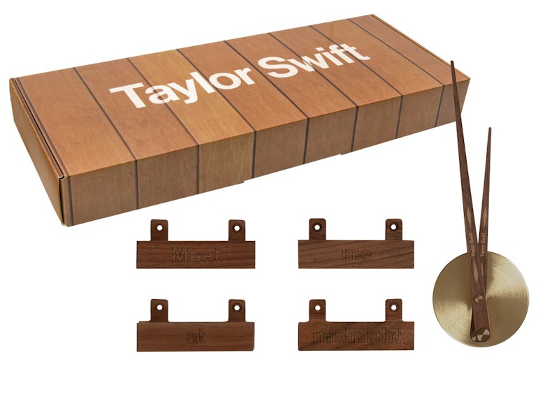 Taylor swift vinyl selling clock set