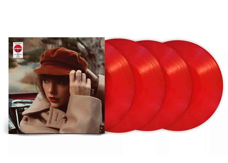 テイラー・スウィフト『Red (Taylor's Version)』 ターゲット限定版 4XLP レコード レッド