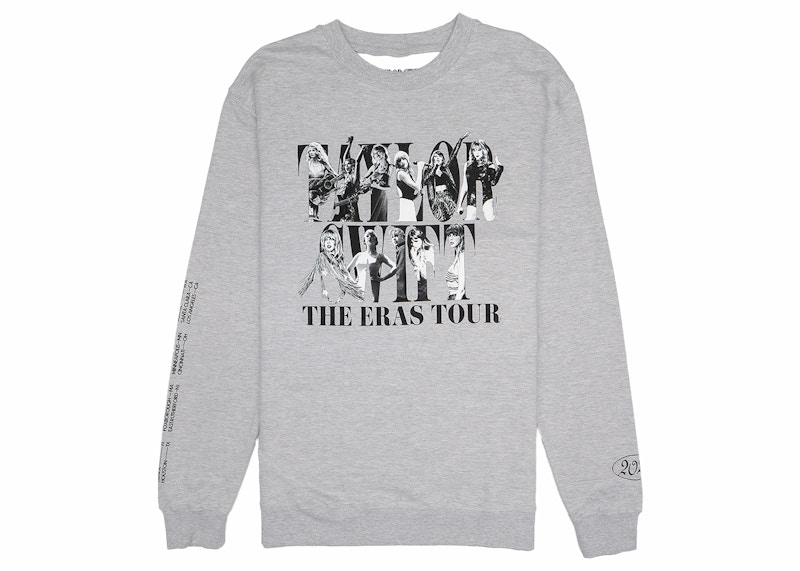 Taylor Swift The Eras Tour Crewneck Heather Grey - SS23 - JP