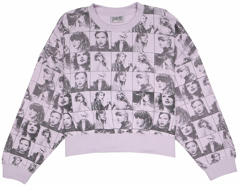Swift Lavender The Tour Cropped Eras Taylor - - Lavender Pullover US SS23
